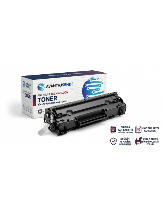 HP CF283A (83A) Siyah Muadil Toner - 1.500 Sayfa