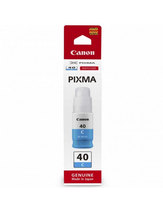 Canon GI-40 Cyan Mavi Orijinal Mürekkep - 70ml - G5040, G6040, G7040 Uyumlu
