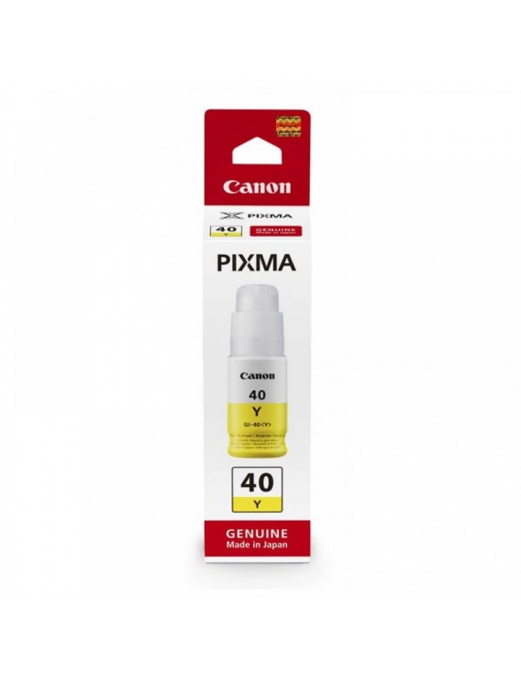 Canon GI-40 Yellow Sarı Orijinal Mürekkep - 70ml - G5040, G6040, G7040 Uyumlu
