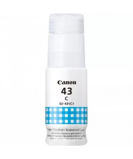 Canon GI-43 Cyan Mavi Orijinal Mürekkep - 60ml - PIXMA G540, G640 Fotoğraf Yazıcısı Uyumlu