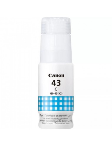 Canon GI-43 Cyan Mavi Orijinal Mürekkep - 60ml - PIXMA G540, G640 Fotoğraf Yazıcısı Uyumlu