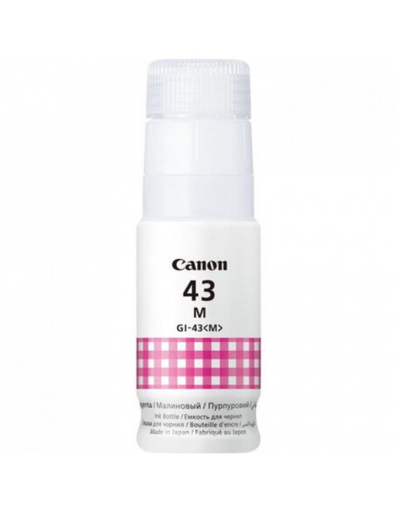 Canon GI-43 Magenta Kırmızı Orijinal Mürekkep - 60ml - PIXMA G540, G640 Fotoğraf Yazıcısı Uyumlu