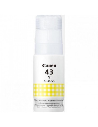 Canon GI-43 Yellow Sarı Orijinal Mürekkep - 60ml - PIXMA G540, G640 Fotoğraf Yazıcısı Uyumlu