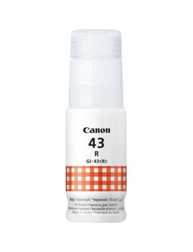 Canon GI-43 Red Kırmızı Orijinal Mürekkep - 60ml - PIXMA G540, G640 Fotoğraf Yazıcısı Uyumlu
