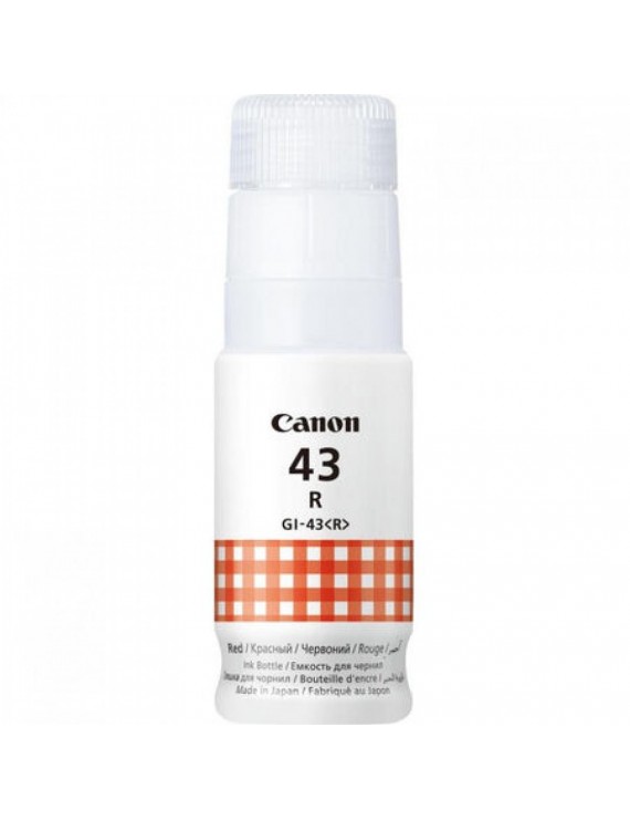 Canon GI-43 Red Kırmızı Orijinal Mürekkep - 60ml - PIXMA G540, G640 Fotoğraf Yazıcısı Uyumlu