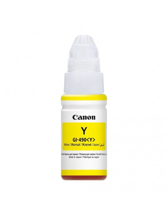 Canon GI-490 Yellow Sarı Orijinal Mürekkep Kutusuz - 70ml - G1411, G2411, G3411, G4411 Uyumlu