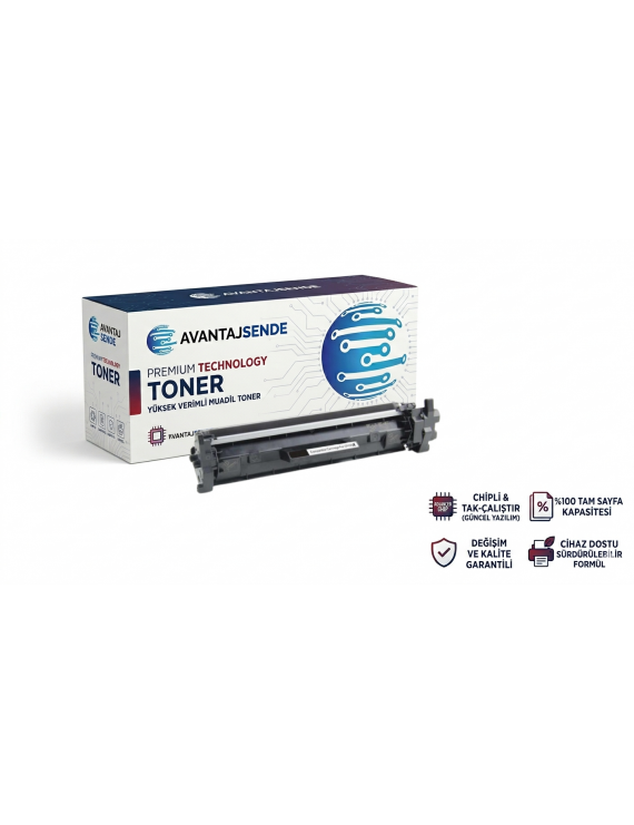 HP 30X (CF230X) ve Canon CRG-051H Yüksek Kapasite Siyah Muadil Toner - 4.000 Sayfa