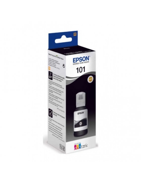 Epson 101 Siyah (Black) Orijinal Mürekkep - 127ml - L4150, L4160, L6160, L6170, L6190 Uyumlu
