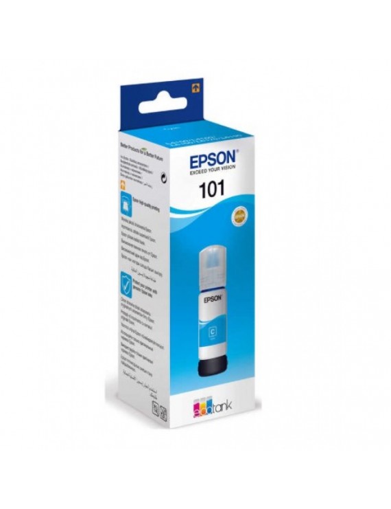 Epson 101 Mavi (Cyan) Orjinal Mürekkep - 70ml - L4150, L4160, L6160, L6170, L6190 Uyumlu