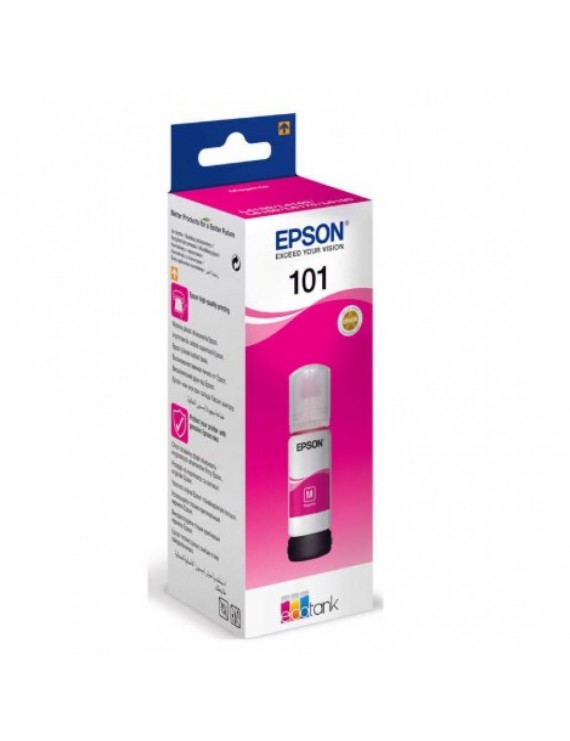Epson 101 Kırmızı (Magenta) Orjinal Mürekkep - 70ml - L4150, L4160, L6160, L6170, L6190 Uyumlu