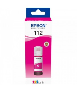 Epson T112 Kırmızı (Magenta) Orjinal Mürekkep Kartuşu - 70ml - L6550, L6570, L15150, L15160 Uyumlu