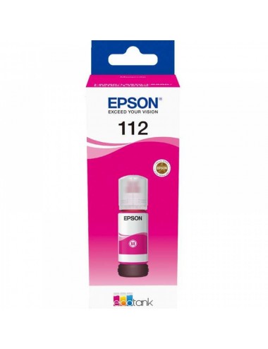 Epson T112 Kırmızı (Magenta) Orjinal Mürekkep Kartuşu - 70ml - L6550, L6570, L15150, L15160 Uyumlu