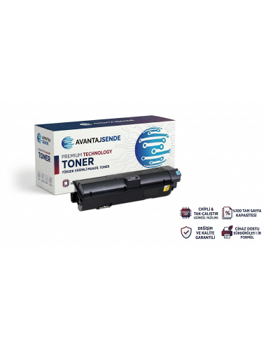 Kyocera TK-1150 Tomogeva Toner (240gr) ECOSYS M2135dn, M2635dn, M2735dw Muadil Toner (7.200 Sayfa)