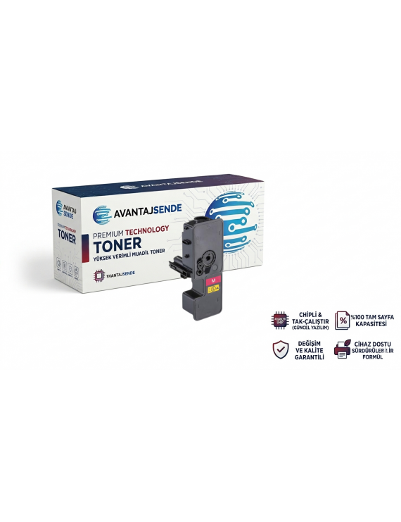 Kyocera TK-5230XL Magenta Tomogeva Toner (60gr) Yüksek Kapasite ECOSYS M5521cdn, P5021cdn Muadil Toner (4.000 Sayfa)